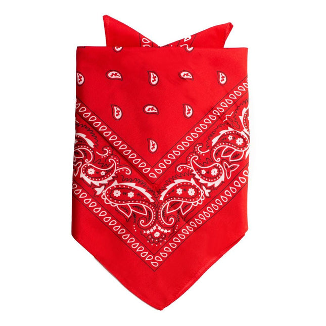 Bandana Traditioneel Rood 55cm van Partychimp koop je bij Partywinkel