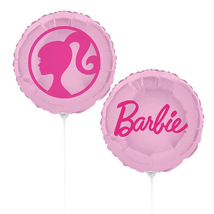 Barbie Folie Ballon Roze Leeg 23cm van Unique koop je bij Partywinkel