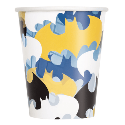 Batman Beker 266ml 8st van Unique koop je bij Partywinkel