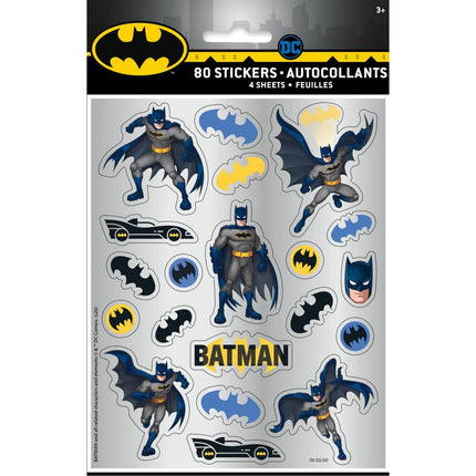 Batman Stickers 4st van Unique koop je bij Partywinkel