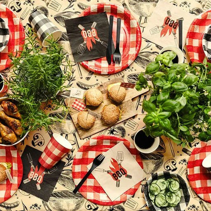 BBQ Servetten 33x33 cm van Partydeco koop je bij Partywinkel