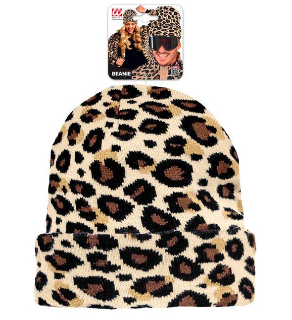 Beanie Luipaard Classic van Widmann koop je bij Partywinkel
