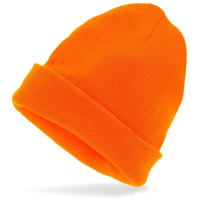 Beanie Neon Oranje van Widmann koop je bij Partywinkel