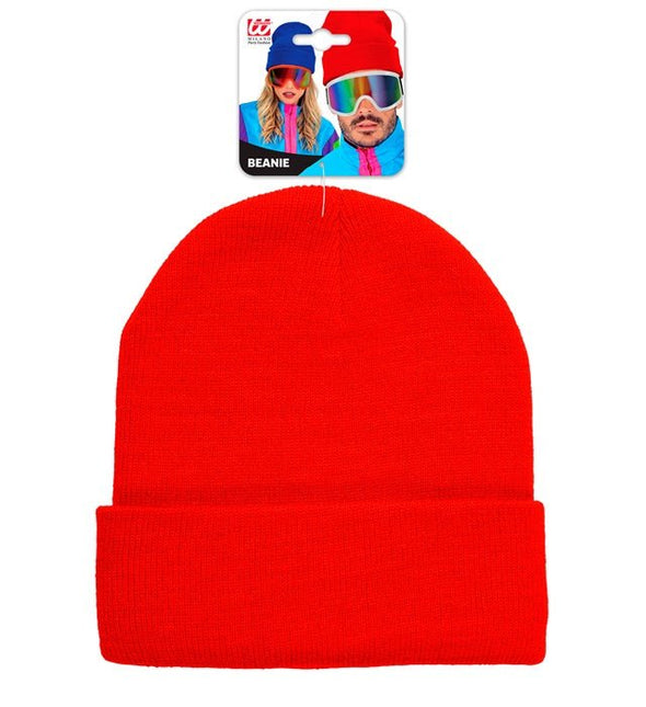 Beanie Rood van Widmann koop je bij Partywinkel