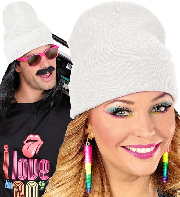 Beanie Wit van Widmann koop je bij Partywinkel