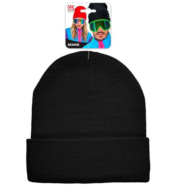 Beanie Zwart van Widmann koop je bij Partywinkel