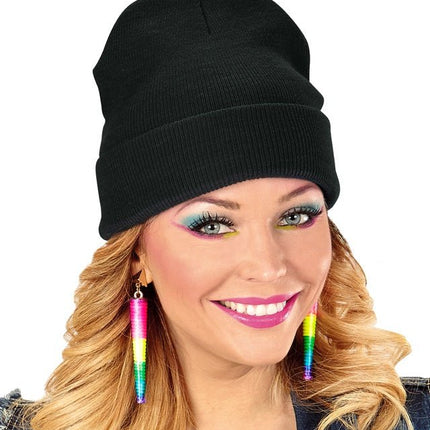 Beanie Zwart van Widmann koop je bij Partywinkel