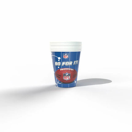 NFL Bekers Blauw Rood 250ml 6st