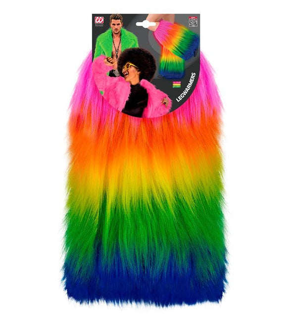 Beenwarmers Pluche Regenboog van Widmann koop je bij Partywinkel
