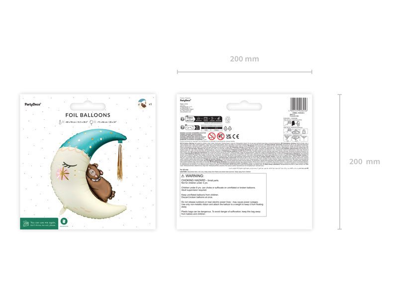 Beer Helium Ballon Leeg 86cm van Partydeco koop je bij Partywinkel