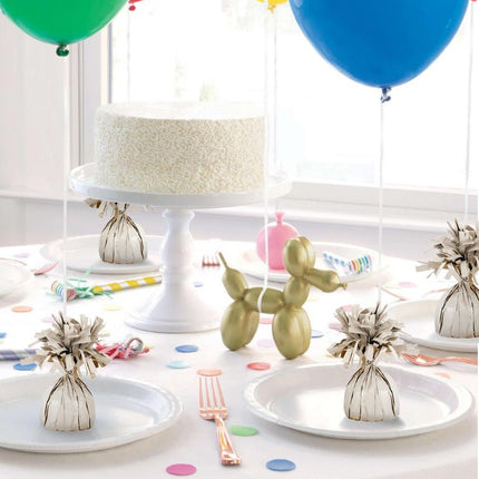 Beige Ballon Gewicht 21cm van Unique koop je bij Partywinkel