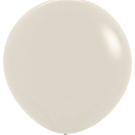 Beige Ballonnen Cream 91cm 2st van Sempertex koop je bij Partywinkel