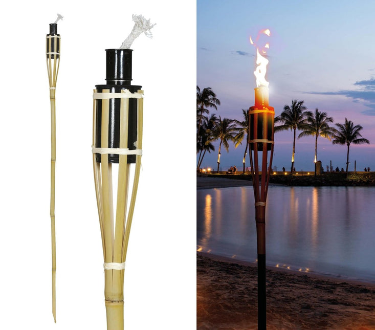 Beige Fakkel 90cm van Fiestas Guirca koop je bij Partywinkel