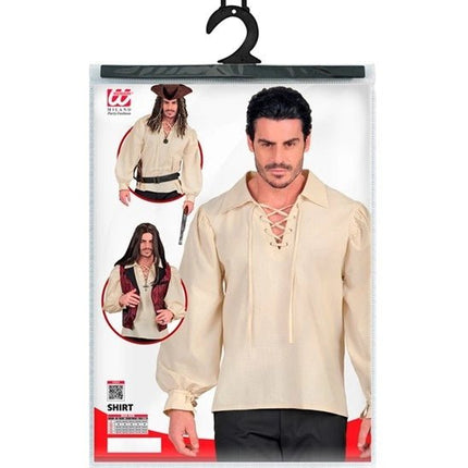 BEIGE HISTORISCH KARAKTER SHIRT van Widmann koop je bij Partywinkel
