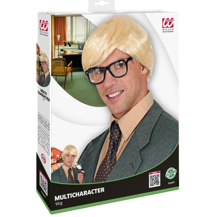 Beige Pruik van Widmann koop je bij Partywinkel