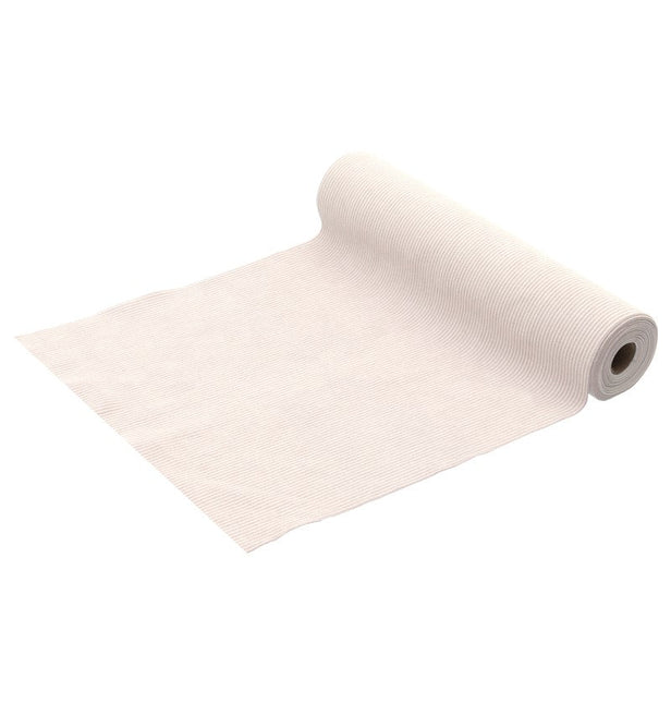 Beige Tafelloper 3m van CHAKS koop je bij Partywinkel