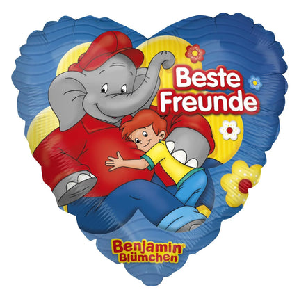 Benjamin Blümchen Ballon Hart Leeg 45cm