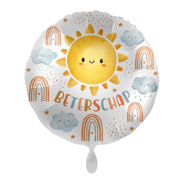 Beterschap Helium Ballon Gekleurd Leeg 43cm van Premioloon koop je bij Partywinkel