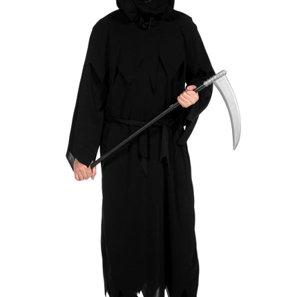 Magere Hein Kostuum Zwart Heren 2 delig van Wilbers & Wilbers koop je bij Partywinkel