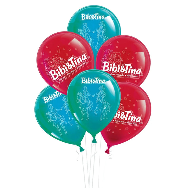 Bibi En Tina Ballonnen 25cm 10st van VDV Benefit koop je bij Partywinkel