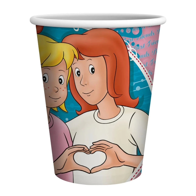 Bibi En Tina Bekers 250ml 8st van VDV Benefit koop je bij Partywinkel