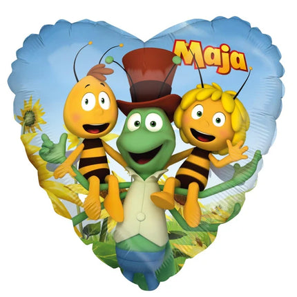 Maya De Bij Helium Ballon Vrienden Leeg 45cm