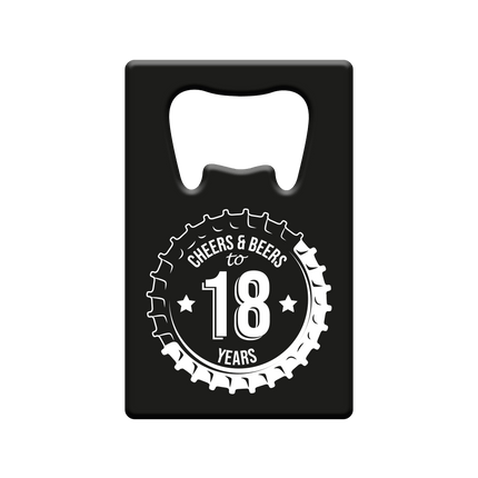 Bieropener 18 Jaar Cheers & Beers van Paper Dreams koop je bij Partywinkel