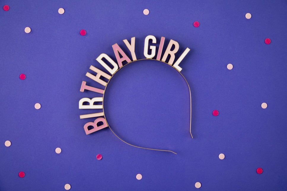 Haarband 'Happy birthday' (4st, assorti Haarband 'Happy birthday' (4st, assorti