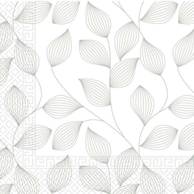 Bladeren Servetten 33cm 20st van Procos koop je bij Partywinkel