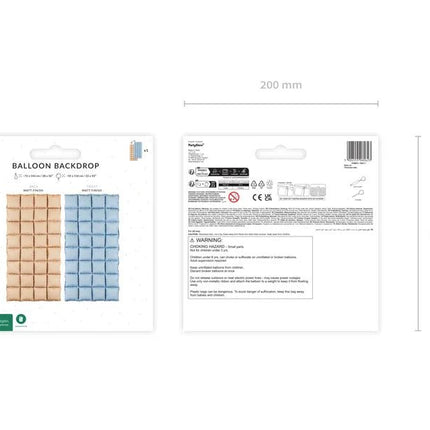 Blauw Gele Deurgordijn 1,1m van Partydeco koop je bij Partywinkel