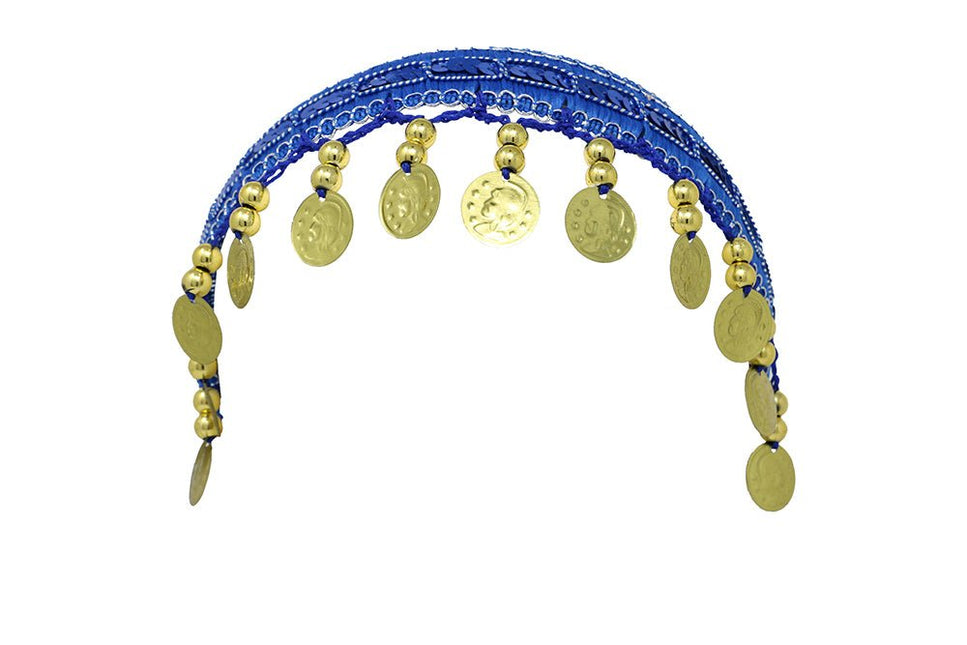 Hoofdband met knoopdetail voor dames in Blauw Hoofdband met knoopdetail voor dames in Blauw