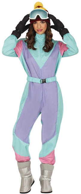 Blauw Paarse Skipak Dames van Fiestas Guirca koop je bij Partywinkel