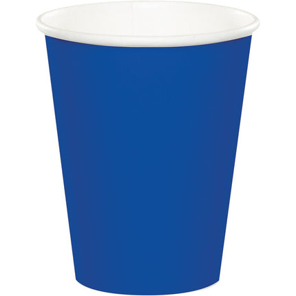 Blauwe Bekers Cobalt 256ml 24st van Creative Converting koop je bij Partywinkel