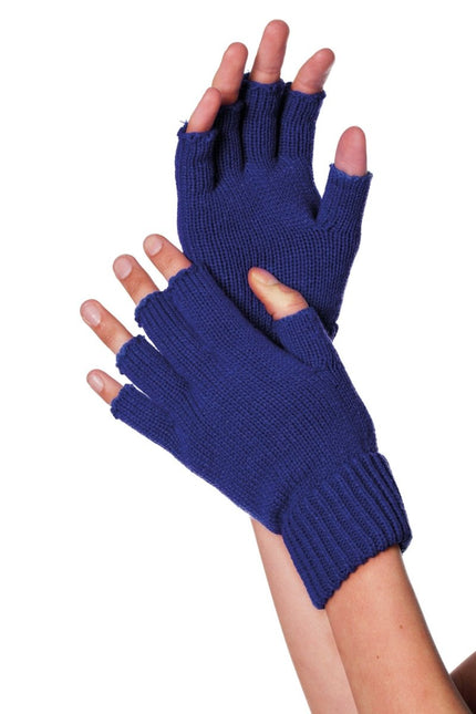 Blauwe Handschoenen Vingerloos van Wilbers & Wilbers koop je bij Partywinkel