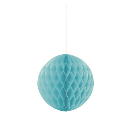 Blauwe Honeycombs 20cm van Unique koop je bij Partywinkel