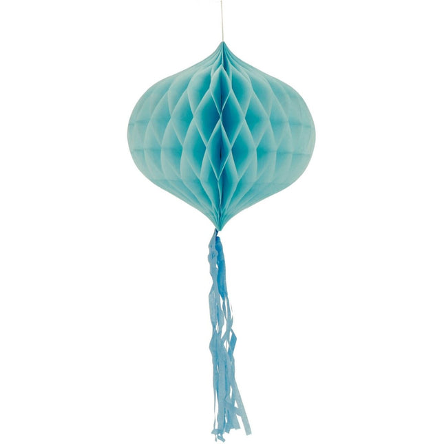 Blauwe Honeycombs 30cm 3st van Folat koop je bij Partywinkel