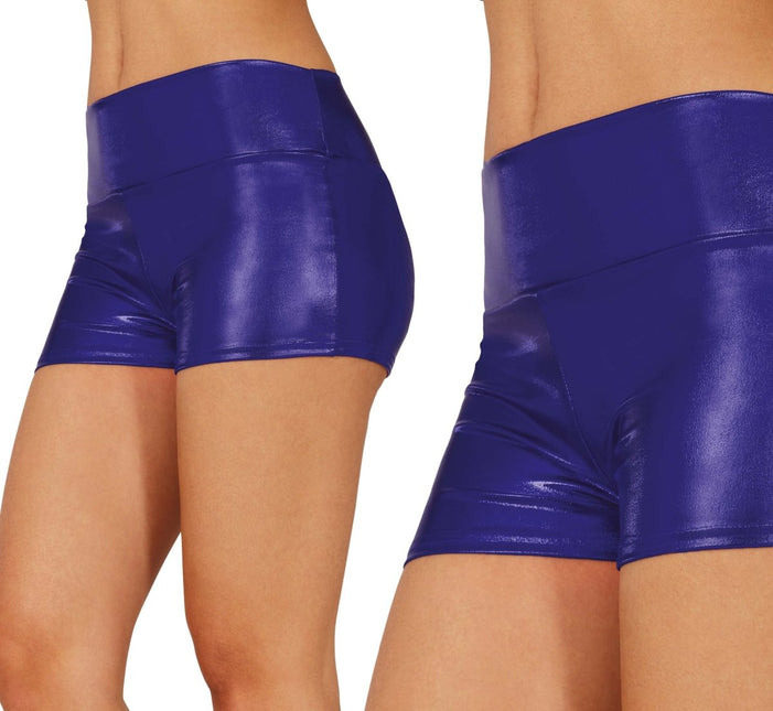 Blauwe Korte Broek Metallic van Fiestas Guirca koop je bij Partywinkel