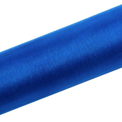 Blauwe Organza Stof 16cm 9m van Partydeco koop je bij Partywinkel