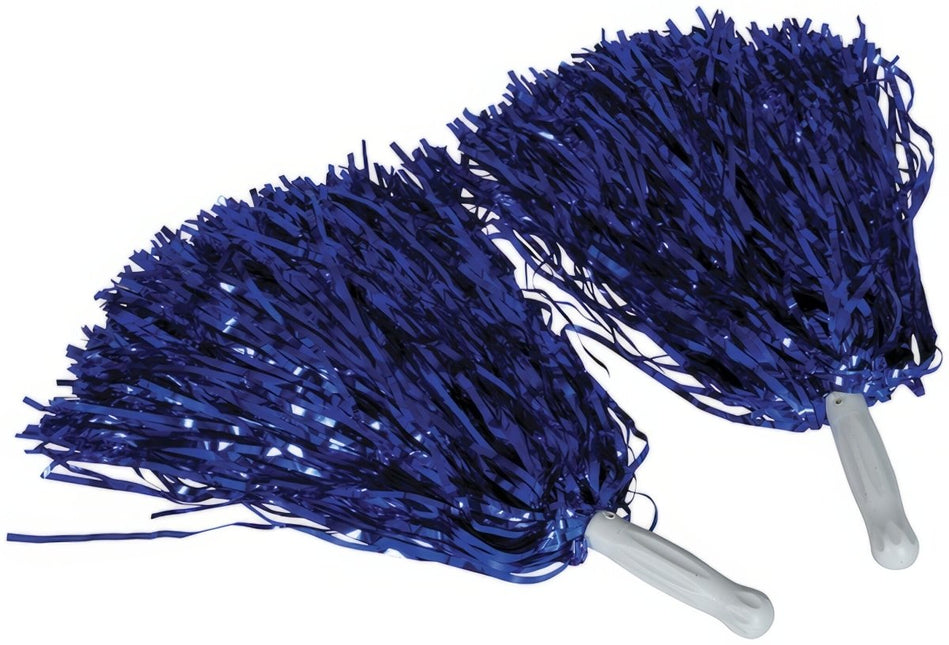 Blauwe Pompoms 2st van Fiestas Guirca koop je bij Partywinkel