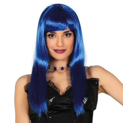 Blauwe Pruik van Fiestas Guirca koop je bij Partywinkel