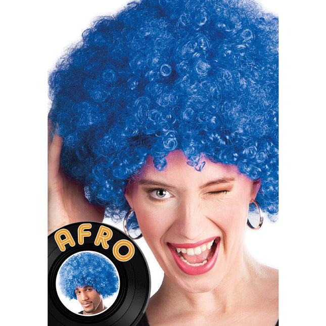 Blauwe Pruik Groove van Boland koop je bij Partywinkel