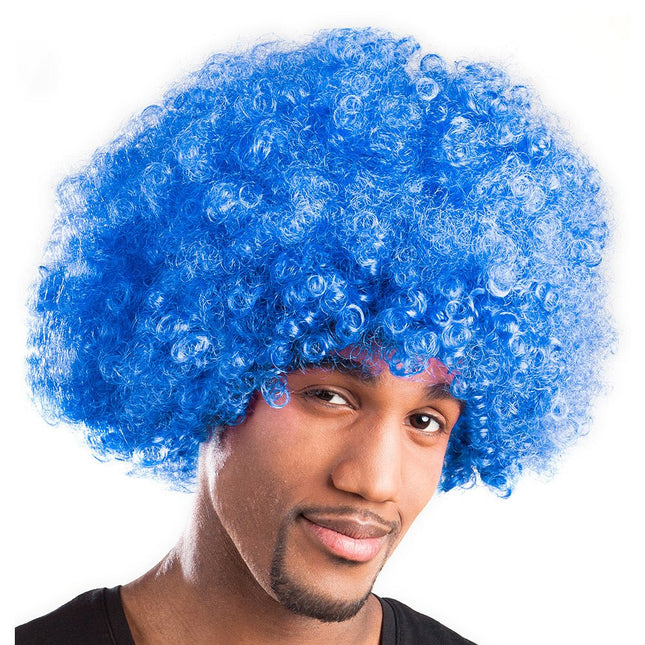 Blauwe Pruik Groove van Boland koop je bij Partywinkel