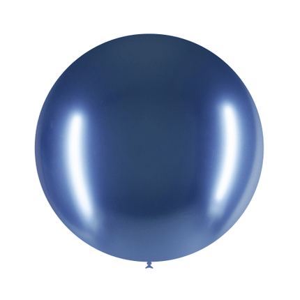 Blauwe Reuze Ballon Chroom 60cm van Balloonia koop je bij Partywinkel