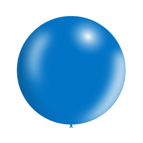 Blauwe Reuze Ballon Metallic 60cm van Balloonia koop je bij Partywinkel