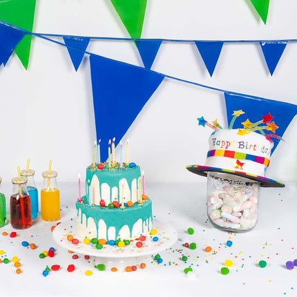 Blauwe Slinger Groot 10m van Boland koop je bij Partywinkel