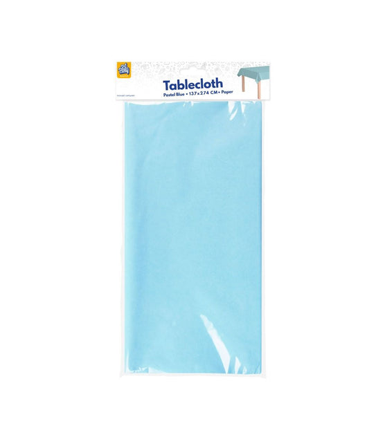 Blauwe Tafelkleed Pastel 2,74m van Paper Dreams koop je bij Partywinkel
