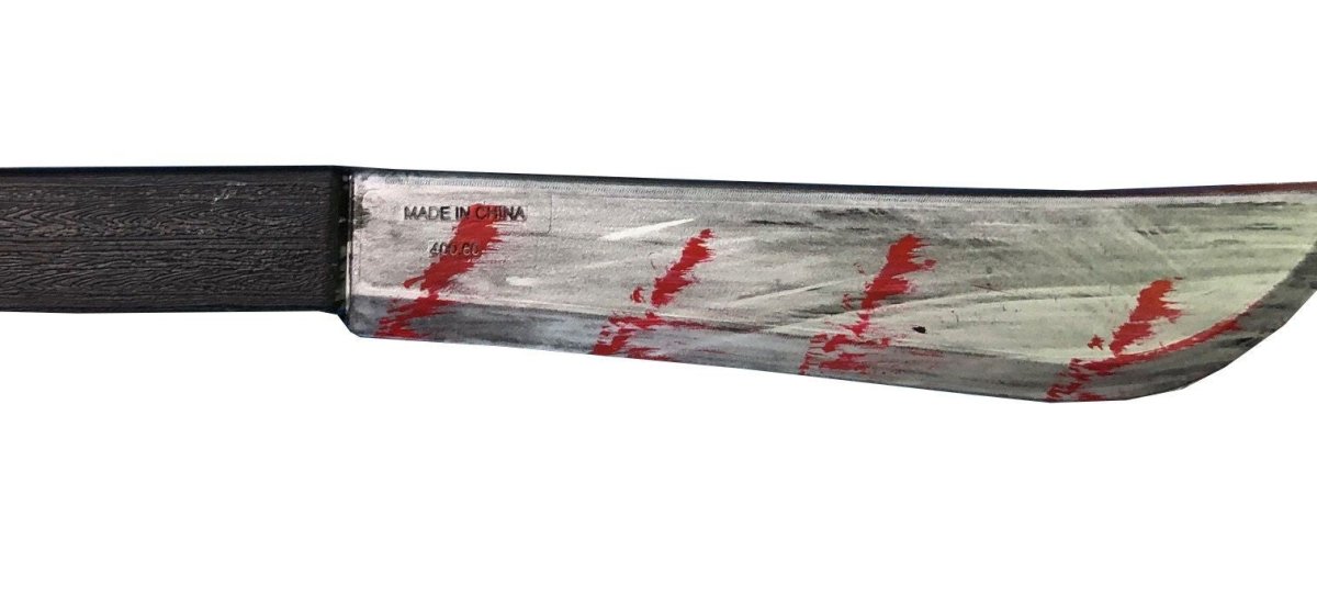 Bloederig Mes 40cm van Partychimp koop je bij Partywinkel