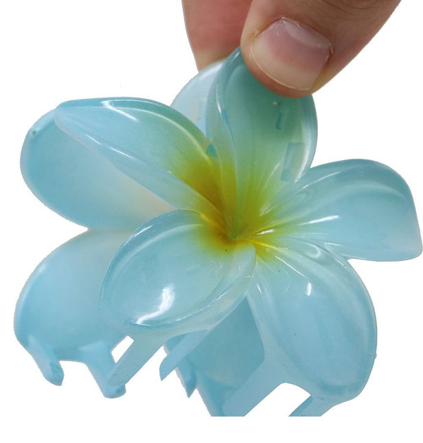 Bloem Haarclip Blauw van Fiestas Guirca koop je bij Partywinkel