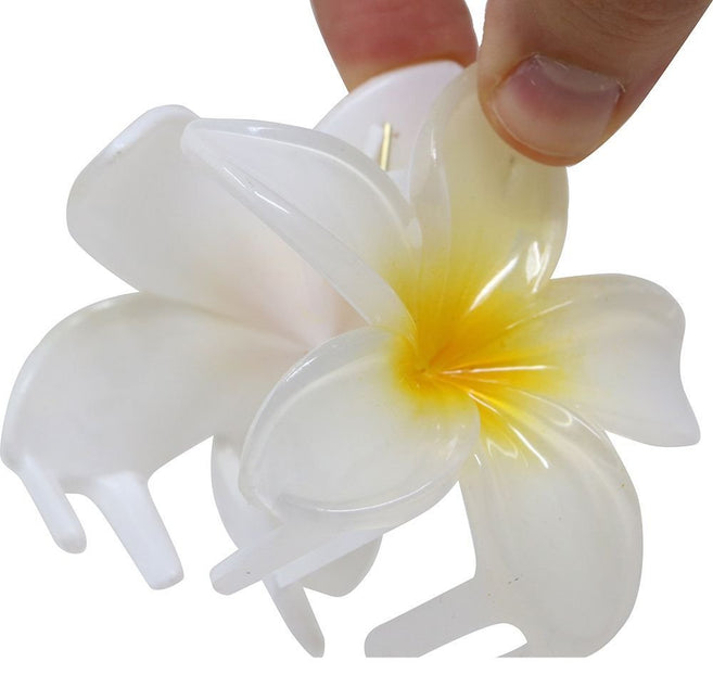Bloem Haarclip Wit van Fiestas Guirca koop je bij Partywinkel