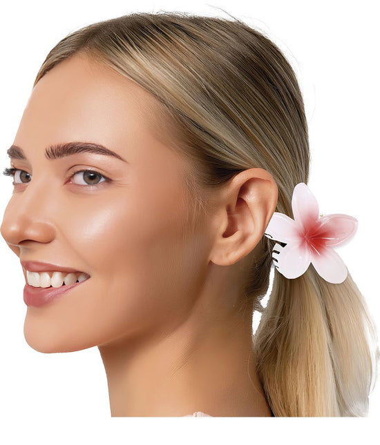 Bloem Haarclip Wit Rood van Fiestas Guirca koop je bij Partywinkel